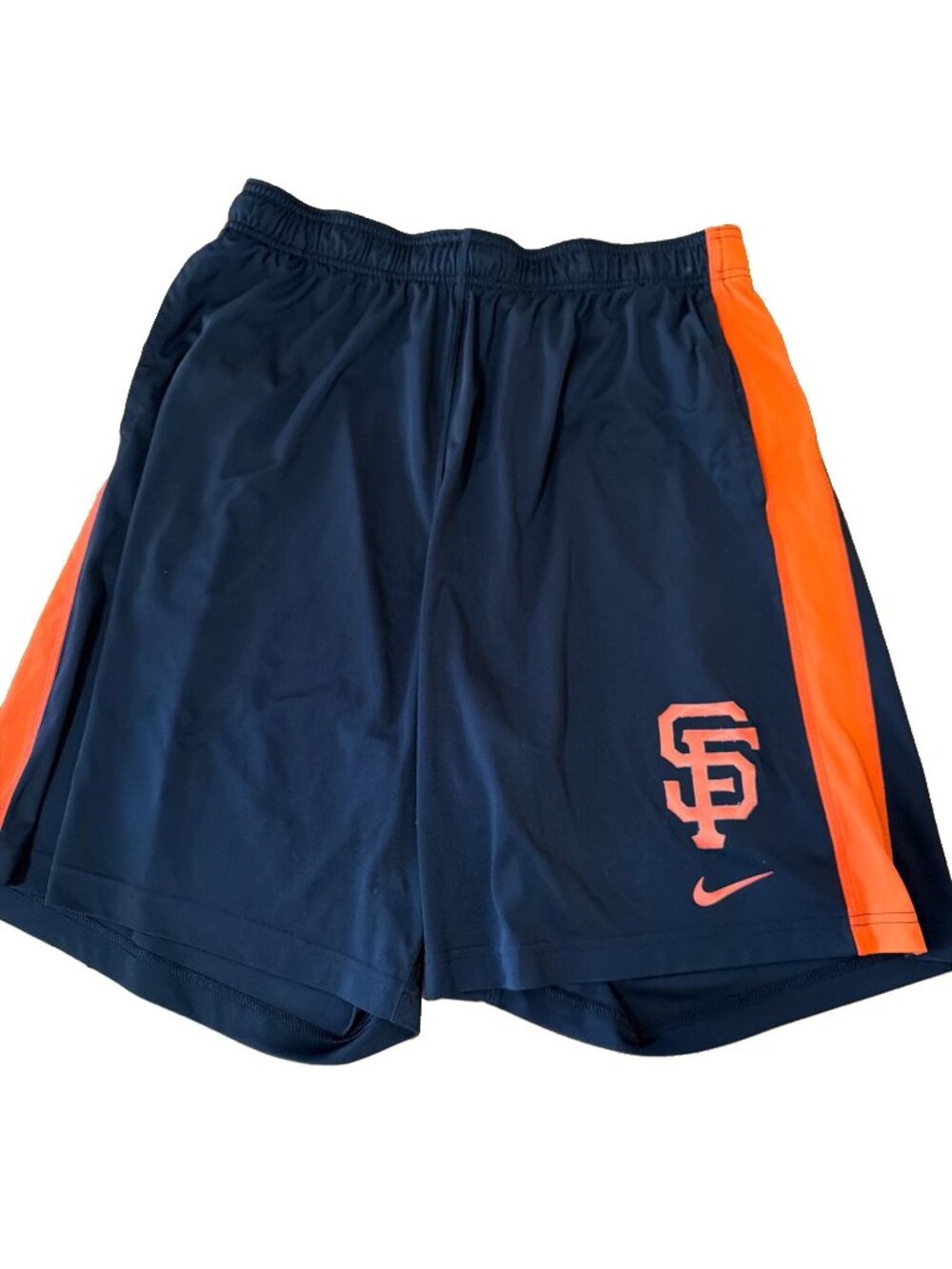 San Francisco Giants Shorts Mens Small Black Nike Dri Fit MLB Baseball Sz XL